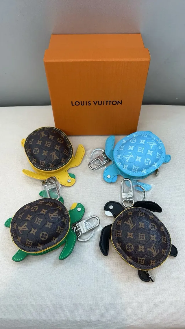 Louis Vuitton Multicolor Turtle Silhouette Monogram Canvas Coin Purse