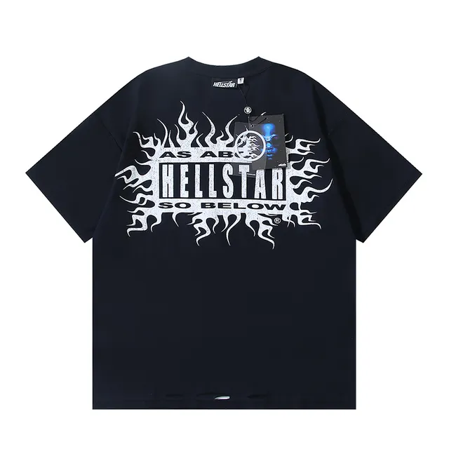 Hellstar Graphic Print Double-Sided T-Shirt