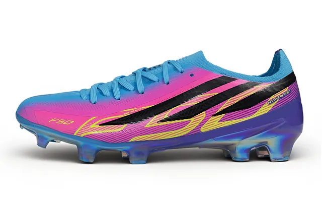 Puma Hyperfast Gradient Pink Purple Blue Firm-Ground Soccer Shoes