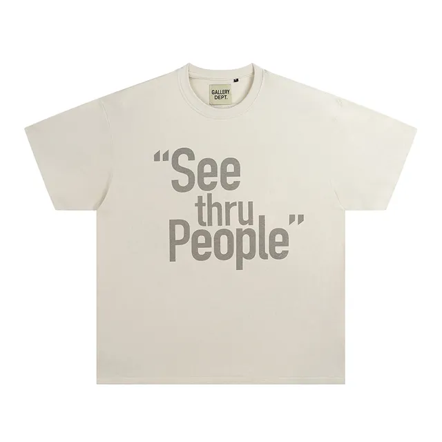 Gallery Dept "See Thru People" / "Art That Kills" Graphic T-Shirt