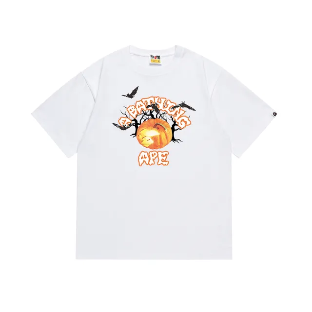 A Bathing Ape Pumpkin Halloween Graphic T-Shirt