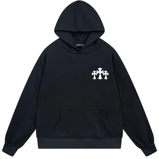 Chrome Hearts Hollywood Cross Graphic Black Hoodie