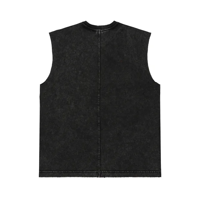 Maroon Graphic-Print Sleeveless Vest Top