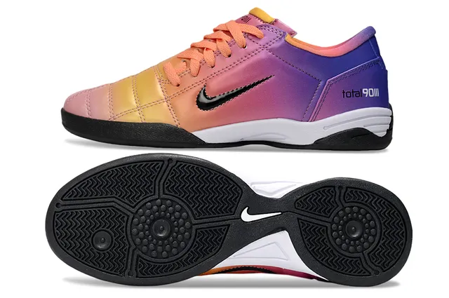 Nike Multicolor Gradient Synthetic Upper Quilted Toe Cap Indoor Soccer Shoes