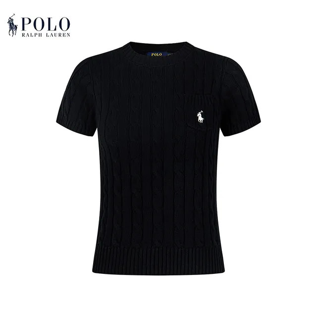 Polo Ralph Lauren Cable Knit Short-Sleeve Sweater