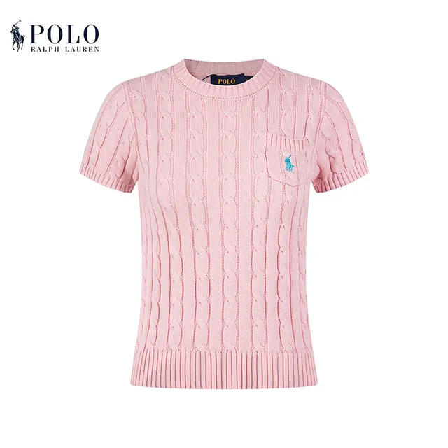 Polo Ralph Lauren Cable Knit Short-Sleeve Sweater