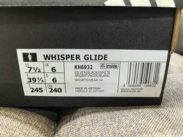 Adidas Silver Black Sole Metallic Upper Chunky Sneakers