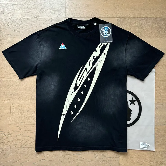 Helstar Star Graphic Distressed Black Tracksuit