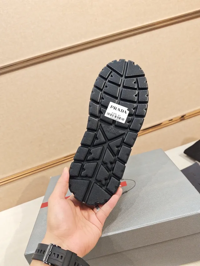 Prada Cloudbust Black Platform Lifestyle Sneakers