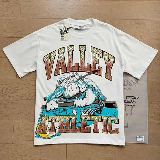 Vale Forever Valley Athletic Graphic Print White T-Shirt