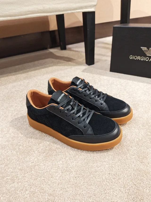 Emporio Armani Black Eagle Jacquard Lifestyle Sneaker