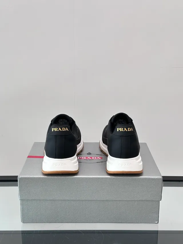 Prada Cloudbust Black White Gum Lifestyle Sneakers