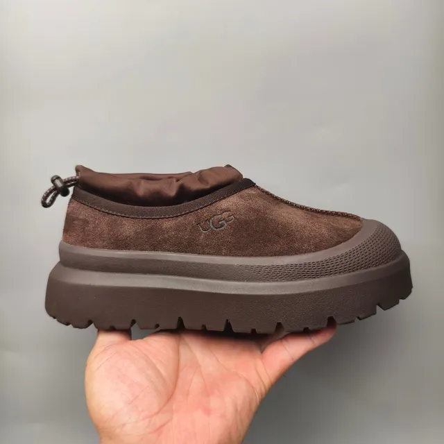 UGG Brown Slip-On Platform Sole Snow Boots