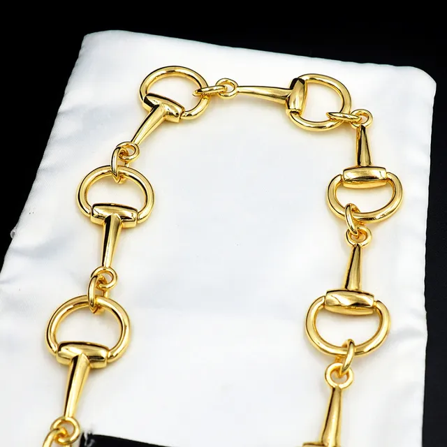 Gucci Horsebit 1955 Gold-Tone Horsebit Link Necklace