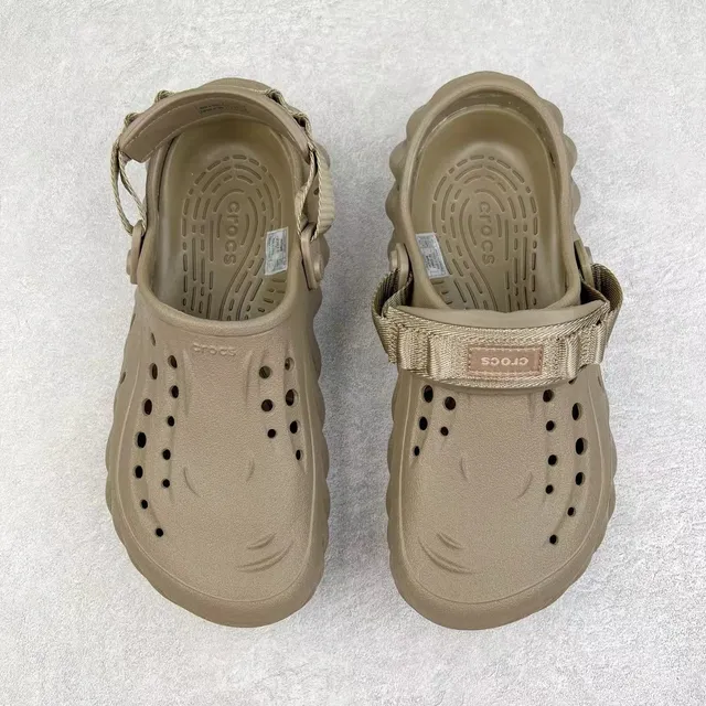 Crocs Echo Clog Beige Molded Foam Clog
