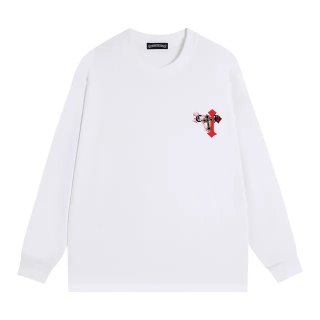 Chrome Hearts Graphic Tee Black Multicolor Long-Sleeve Crewneck T-Shirt