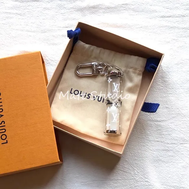 Louis Vuitton Monogram Hourglass Keychain Transparent Crossbody Bag