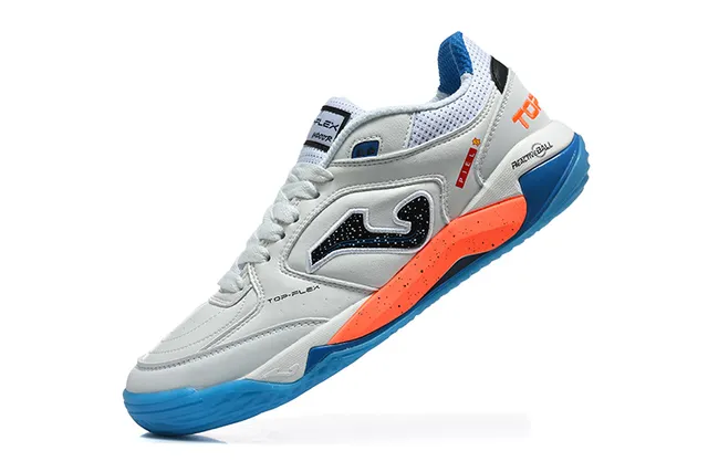 Joma Lex White Blue Low-Top Mesh-and-Synthetic Upper Sneakers