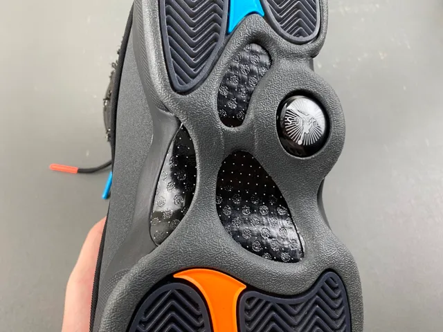 Air Jordan 13 Black Studded High-Top Basketball Shoes