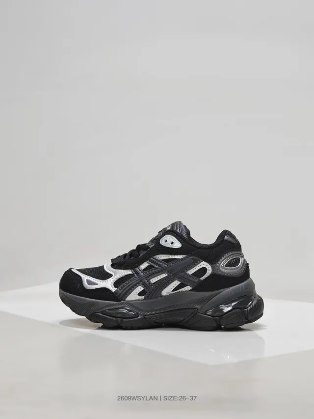 ASICS White Blue Midsole Mesh And Synthetic Overlay Chunky Sneakers
