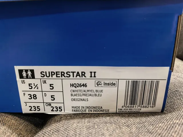 Adidas Superstar Light Blue Lifestyle Sneakers