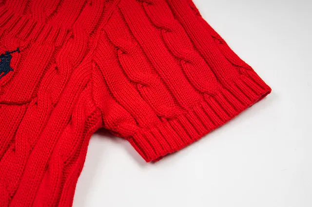 Polo Ralph Lauren Cable Knit Short-Sleeve Sweater