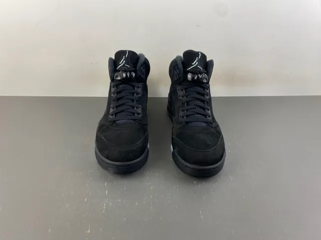 Air Jordan 5 Black Red Lightning Bolt Basketball Shoes