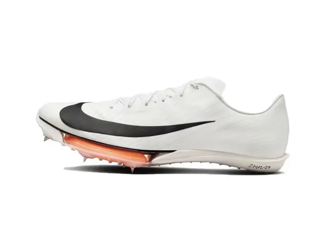 Nike White Black Orange Track Spike Running Shoes