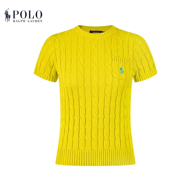 Polo Ralph Lauren Cable Knit Short-Sleeve Sweater