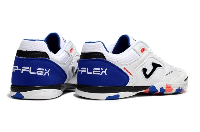 Joma Top-Plex White Blue Synthetic Upper Sneakers