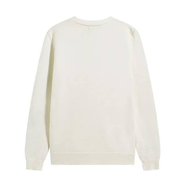 Amiri Bone Appliqué Black Beige V-Neck Button-Front Cardigan
