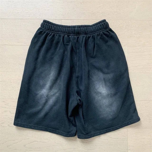 Tribal Flame Graphic Drawstring Shorts