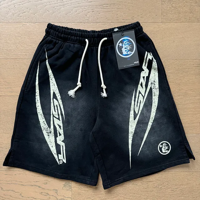 Helstar Star Graphic Distressed Black Tracksuit