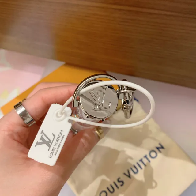 Louis Vuitton Monogram Hourglass Keychain Transparent Crossbody Bag