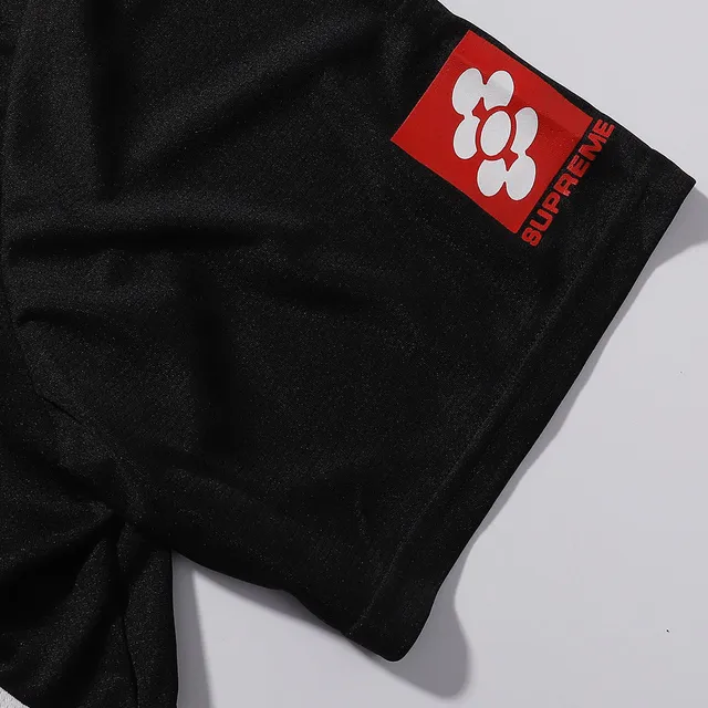 Supreme Black and White Angular Panel Jersey