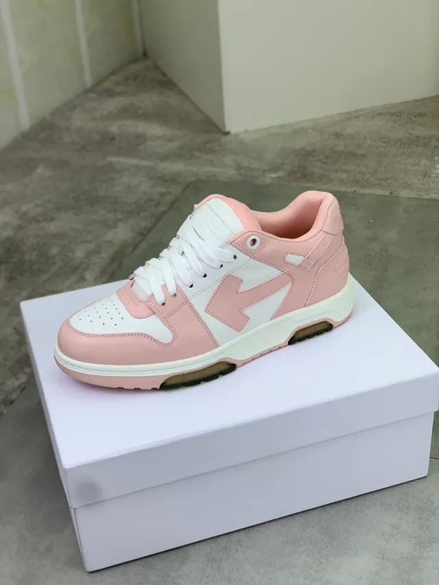Off-White Pink Industrial Tag Zip-Tie Strap Lifestyle Sneakers