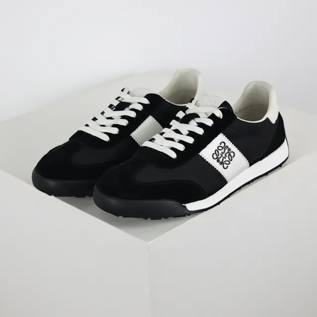Loewe Flow Runner Black and White Lifestyle Sneakers