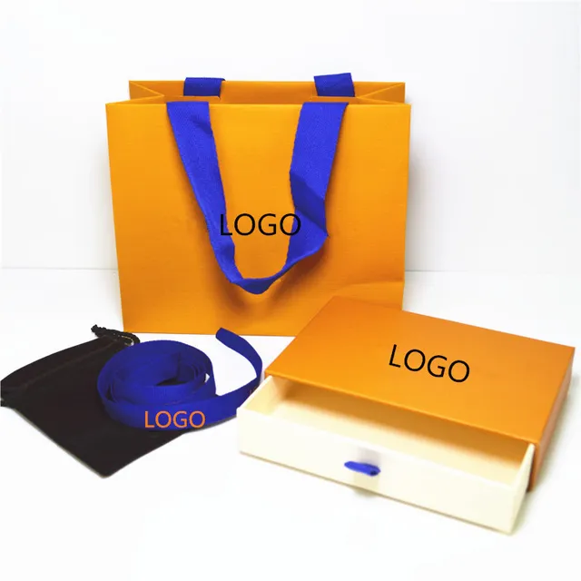 Louis Vuitton Orange Beige Structured Paper Satin Ribbon Handles Tote Bag