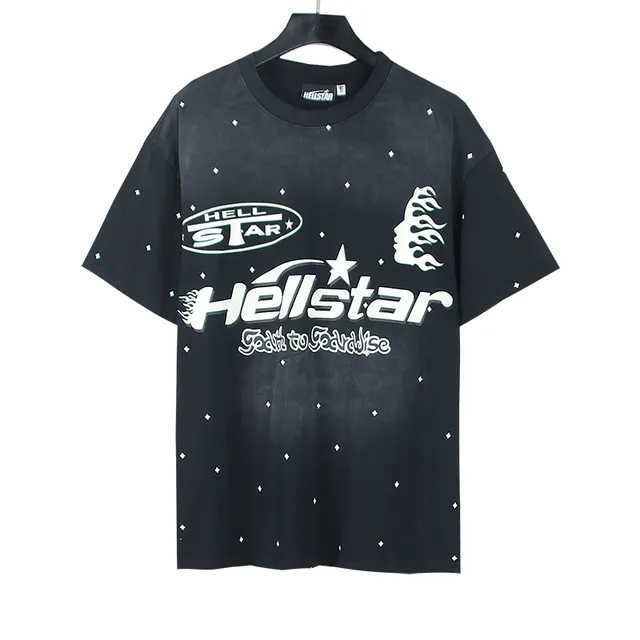 Hellstar Double-Sided Graphic Print Oversized T-Shirt
