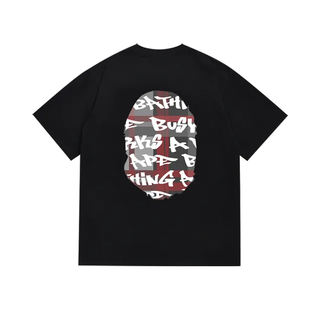 A Bathing Ape Ape Head Graphic Black T-Shirt