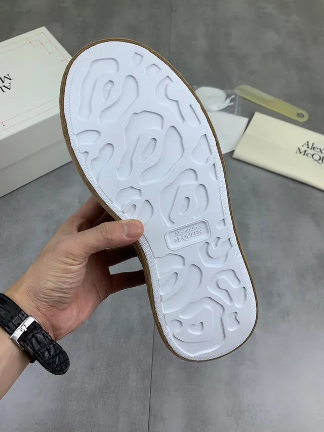 Alexander McQueen Oversized Sneaker Tan Suede Lifestyle Sneakers
