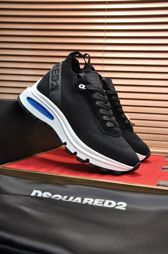 Dsquared2 ICON Black and White Chunky Sneakers