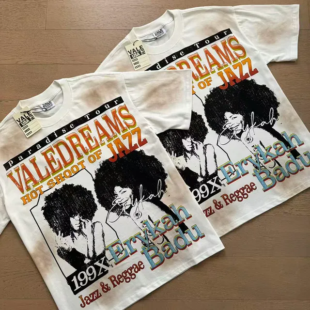 Vale Forever Paradise Tour 199X Erykah Badu Jazz & Reggae Graphic T-Shirt