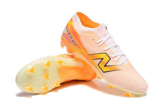 New Balance Furon Gradient Peach Orange Firm-Ground Soccer Shoes