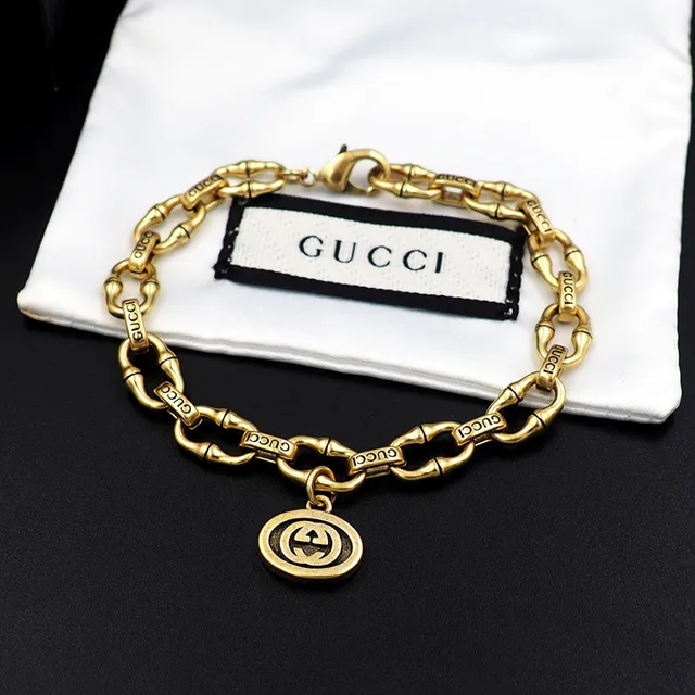 Gucci Ophidia Gold-Tone Bamboo Link Bracelet