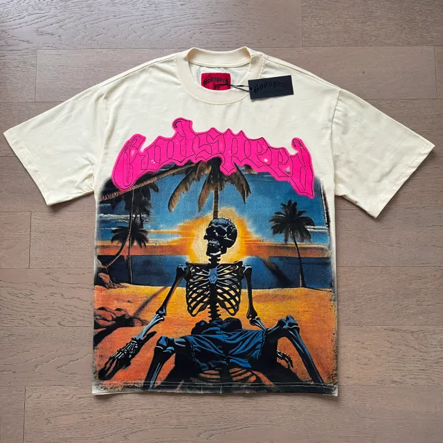 Godspeed Graphic-Print Crew-Neck Short-Sleeve T-Shirt