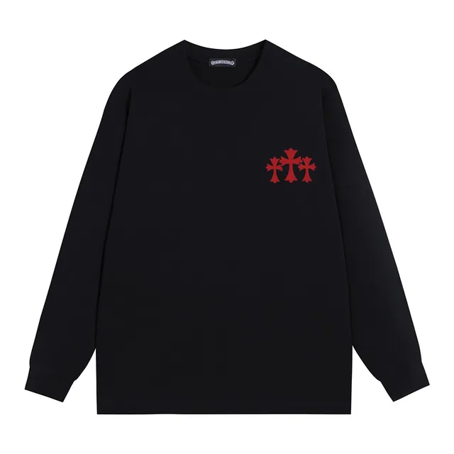 Chrome Hearts Hollywood Cross Back-Print Long-Sleeve T-Shirt