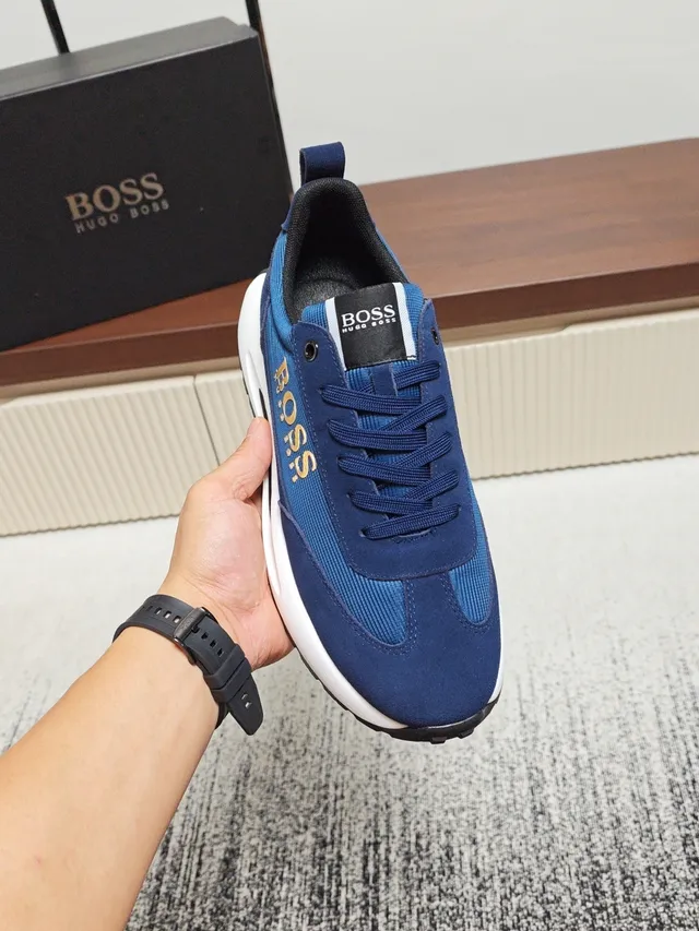 Hugo Boss Navy and White Lifestyle Sneaker