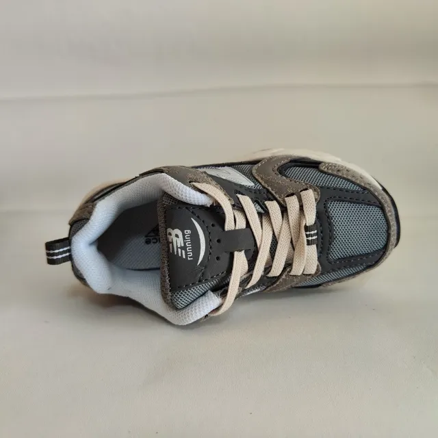 New Balance 9060 Beige Silver Chunky Sneakers