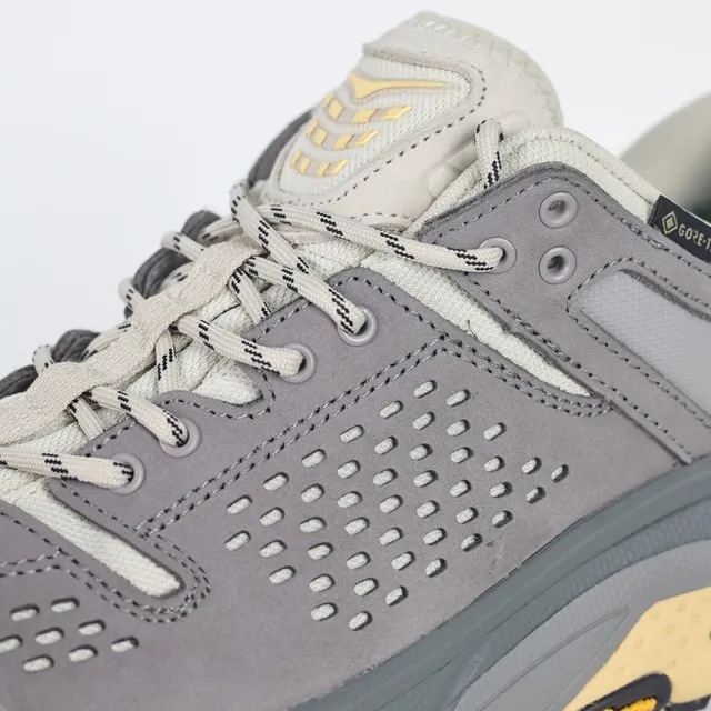 Hoka Speedgoat Gray and Yellow GORE-TEX Trail Running Shoes